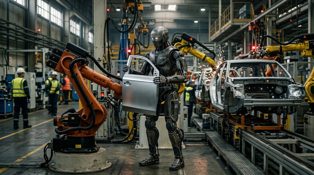 Why Carmakers Are Building Robots — and Why Europe’s Aren’t